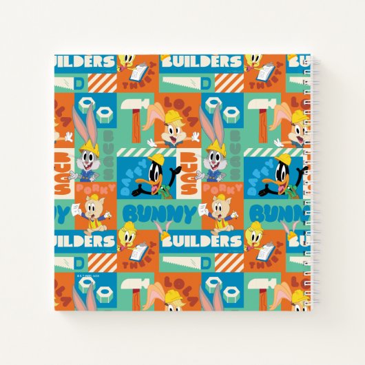BUGS BUNNY BUILDERS™| Character Grid Pattern Notizblock (Rückseite)