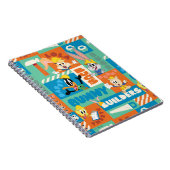 BUGS BUNNY BUILDERS™| Character Grid Pattern Notizblock (Rechte Seite)