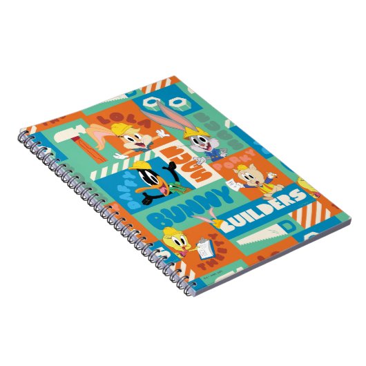 BUGS BUNNY BUILDERS™| Character Grid Pattern Notizblock (Rechte Seite)