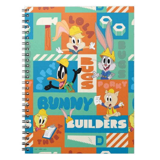 BUGS BUNNY BUILDERS™| Character Grid Pattern Notizblock (Vorderseite)