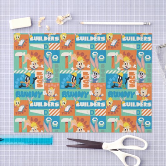 BUGS BUNNY BUILDERS™| Character Grid Pattern Seidenpapier (Handwerk)
