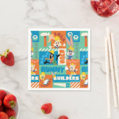 BUGS BUNNY BUILDERS™| Character Grid Pattern Serviette (Beispiel)
