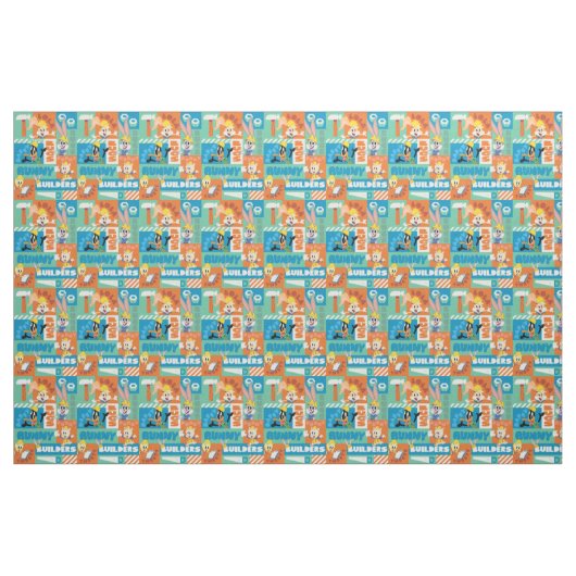 BUGS BUNNY BUILDERS™| Character Grid Pattern Stoff (Yard (91,4 cm))