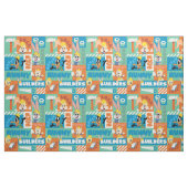 BUGS BUNNY BUILDERS™| Character Grid Pattern Stoff (Fat Quarter (45,7 x 55,9 cm))