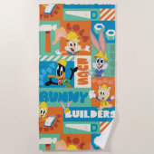BUGS BUNNY BUILDERS™| Character Grid Pattern Strandtuch (Vorderseite)