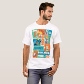 BUGS BUNNY BUILDERS™| Character Grid Pattern T-Shirt (Vorne ganz)