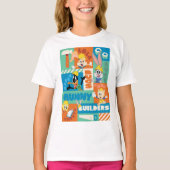 BUGS BUNNY BUILDERS™| Character Grid Pattern T-Shirt (Vorderseite)