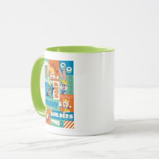 BUGS BUNNY BUILDERS™| Character Grid Pattern Tasse (Vorderseite Links)