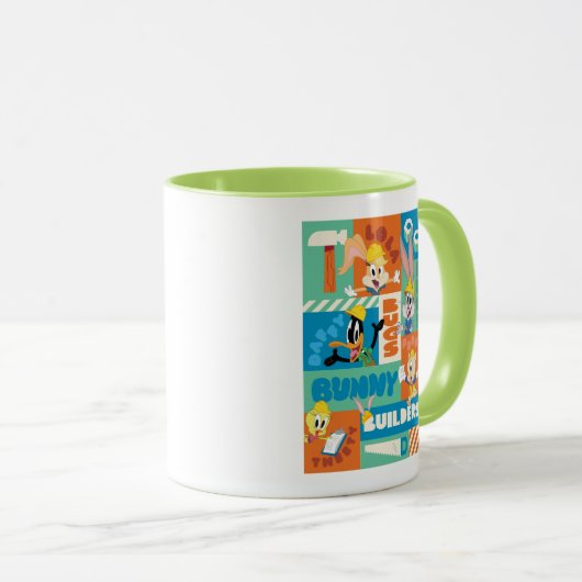 BUGS BUNNY BUILDERS™| Character Grid Pattern Tasse (VorderseiteRechts)