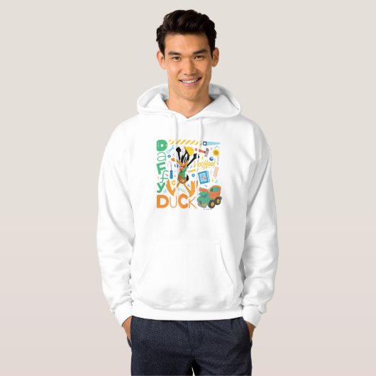 BUGS BUNNY BUILDERS™| DAFFY DUCK™-Arbeitstools Hoodie (Vorne ganz)