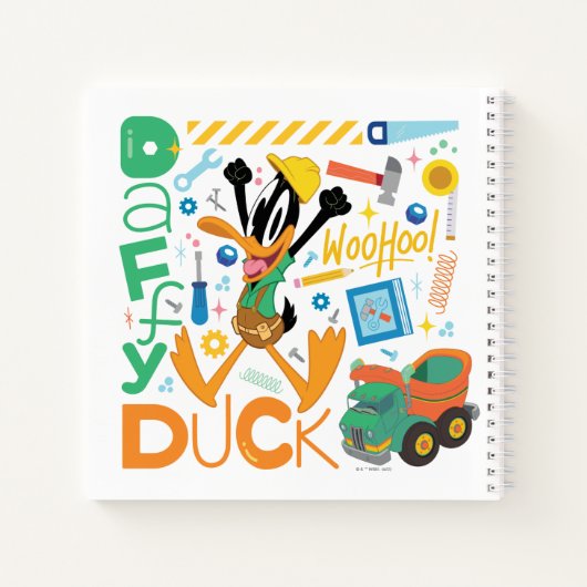 BUGS BUNNY BUILDERS™| DAFFY DUCK™-Arbeitstools Notizblock (Rückseite)