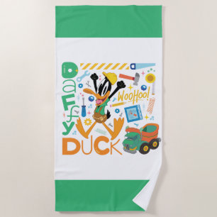 BUGS BUNNY BUILDERS™  DAFFY DUCK™-Arbeitstools Strandtuch