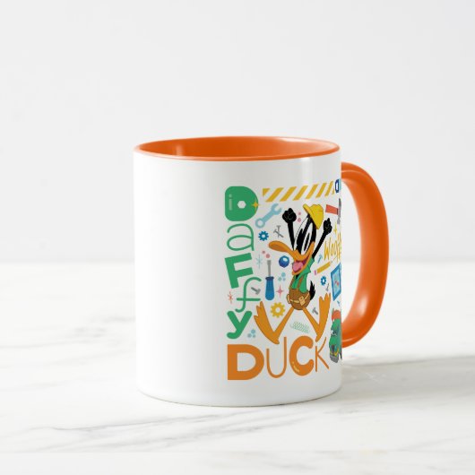 BUGS BUNNY BUILDERS™| DAFFY DUCK™-Arbeitstools Tasse (VorderseiteRechts)