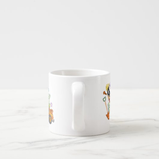 BUGS BUNNY BUILDERS™| DAFFY DUCK™ Sketch Art Espressotasse (Rückseite)