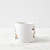 BUGS BUNNY BUILDERS™| DAFFY DUCK™ Sketch Art Espressotasse (Vorderseite)