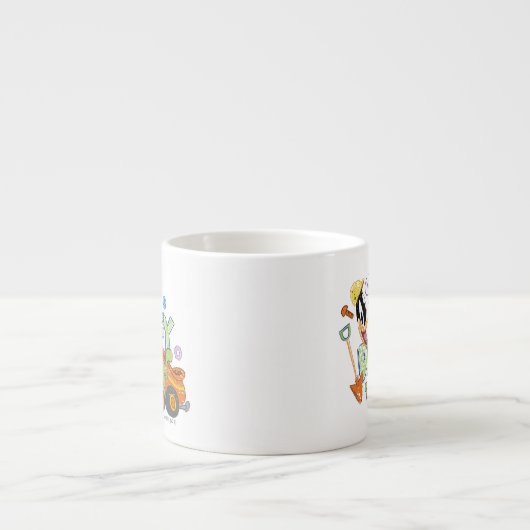 BUGS BUNNY BUILDERS™| DAFFY DUCK™ Sketch Art Espressotasse (Vorderseite)