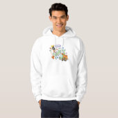 BUGS BUNNY BUILDERS™| DAFFY DUCK™ Sketch Art Hoodie (Vorne ganz)