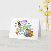 BUGS BUNNY BUILDERS™| DAFFY DUCK™ Sketch Art Karte (Gelbe Blume)