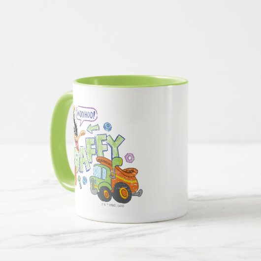 BUGS BUNNY BUILDERS™| DAFFY DUCK™ Sketch Art Tasse (Vorderseite Links)