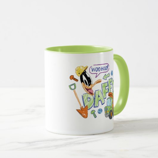 BUGS BUNNY BUILDERS™| DAFFY DUCK™ Sketch Art Tasse (VorderseiteRechts)