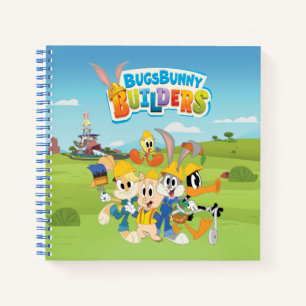 BUGS BUNNY BUILDERS™  Die Looney-Builders-Gruppe Notizblock