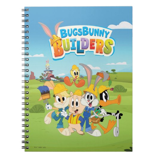 BUGS BUNNY BUILDERS™| Die Looney Erbauer Gruppe Notizblock (Vorderseite)