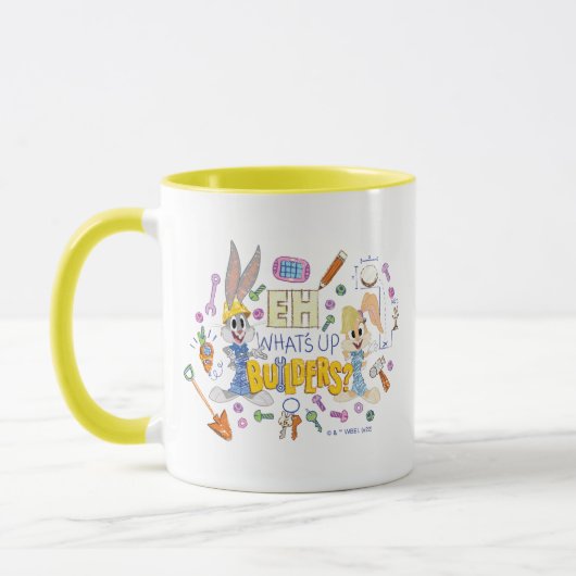 BUGS BUNNY BUILDERS™| Eh, Was ist los, Bauarbeiter Tasse (Links)