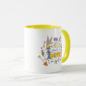 BUGS BUNNY BUILDERS™| Eh, Was ist los, Bauarbeiter Tasse (VorderseiteRechts)