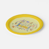 BUGS BUNNY BUILDERS™| Eh, Was sind Up Builders? Pappteller (Schrägansicht)