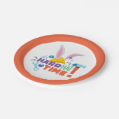 BUGS BUNNY BUILDERS™| Es ist harte Zeit Pappteller (Schrägansicht)