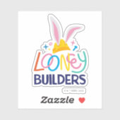 BUGS BUNNY BUILDERS™| Gestapelte Hard-Hat-Logos Aufkleber (Blatt)