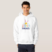 BUGS BUNNY BUILDERS™| Gestapelte Hard-Hat-Logos Hoodie (Vorne ganz)
