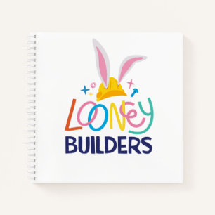 BUGS BUNNY BUILDERS™ Gestapelte Hard-Hat-Logos Notizblock