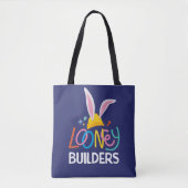 BUGS BUNNY BUILDERS™| Gestapelte Hard-Hat-Logos Tasche (Vorderseite)