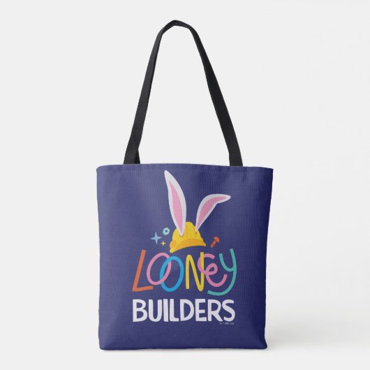 BUGS BUNNY BUILDERS™| Gestapelte Hard-Hat-Logos Tasche (Rückseite)