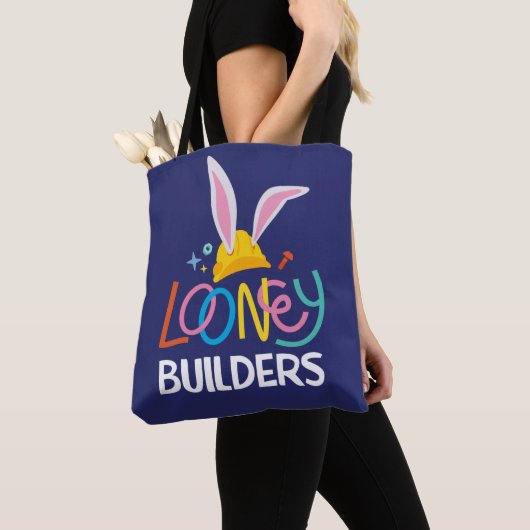 BUGS BUNNY BUILDERS™| Gestapelte Hard-Hat-Logos Tasche (Von Nahem)