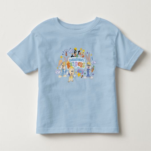 BUGS BUNNY BUILDERS™| Group Sketch Art Kleinkind T-shirt (Vorderseite)