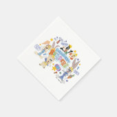 BUGS BUNNY BUILDERS™| Group Sketch Art Serviette (Ecke)