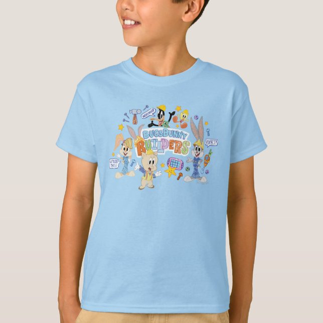 BUGS BUNNY BUILDERS™| Group Sketch Art T-Shirt (Vorderseite)
