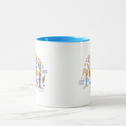 BUGS BUNNY BUILDERS™| Group Sketch Art Tasse (Zentrum)
