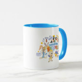 BUGS BUNNY BUILDERS™| Group Sketch Art Tasse (VorderseiteRechts)