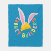 BUGS BUNNY BUILDERS™| Hard Hat Circle Logo Fleecedecke (Vorderseite)