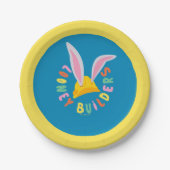 BUGS BUNNY BUILDERS™| Hard Hat Circle Logo Pappteller (Vorderseite)