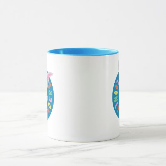 BUGS BUNNY BUILDERS™| Hard Hat Circle Logo Tasse (Zentrum)