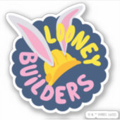 BUGS BUNNY BUILDERS™| Hard Hat Scalloping Logo Aufkleber (Vorderseite)