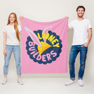 BUGS BUNNY BUILDERS™  Hard Hat Scalloping Logo Fleecedecke