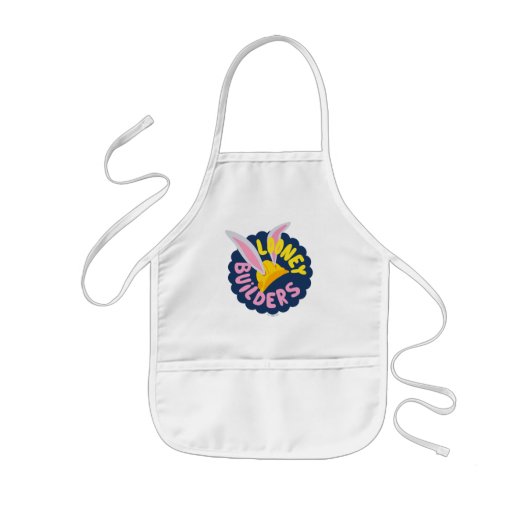 BUGS BUNNY BUILDERS™| Hard Hat Scalloping Logo Kinderschürze (Vorne)