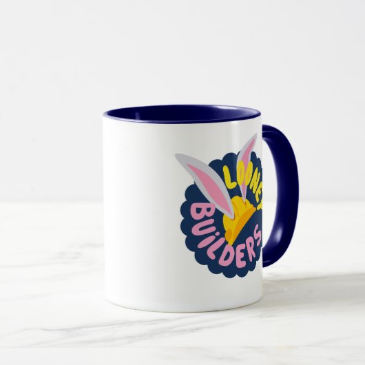 BUGS BUNNY BUILDERS™| Hard Hat Scalloping Logo Tasse (VorderseiteRechts)
