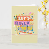 BUGS BUNNY BUILDERS™| "Let's build this"-Arbeitsst Karte (Gelbe Blume)