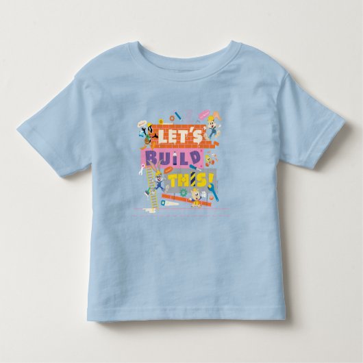 BUGS BUNNY BUILDERS™| "Let's build this"-Arbeitsst Kleinkind T-shirt (Vorderseite)